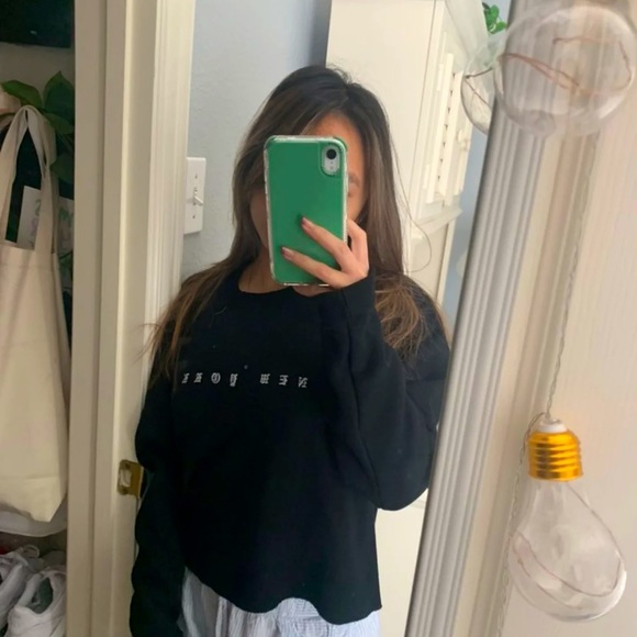 New York crop sweatshirt - Picture 1 of 3